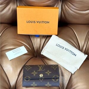 Louis Vuitton 6 Key Holder Case Multicles M62630 In Damier Ebene Box Dust Bag